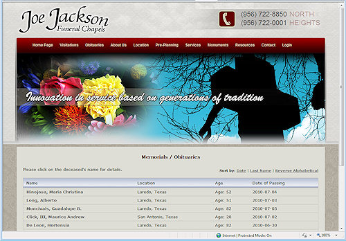Joe Jackson Funeral Homes